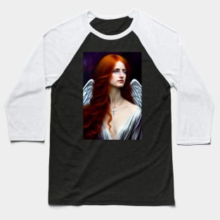 Lady Angel Baseball T-Shirt